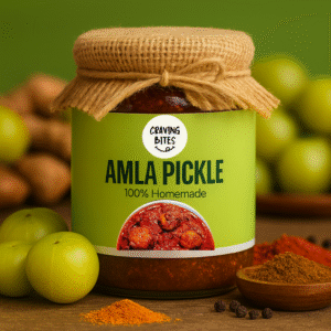 Homemade Amla Pickle (Chemical-Free & Preservative-Free)