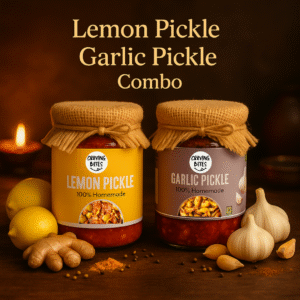 🍋 Homemade Lemon + Garlic  Pickle Combo Pack(500gm Each)