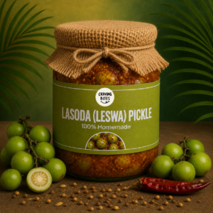 Homemade Lasoda (Leswa) Pickle